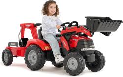 Falk Šlapací traktor 996Y Case IH s nakladačem, rýpadlem a vlečkou