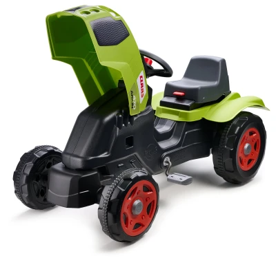 Falk Šlapací traktor Claas Arion 470 s vlečkou