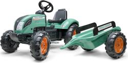 Falk Šlapací traktor 1054AB - Farm Lander s vlečkou - zelený Falk Šlapací traktor 1054AB - Farm Lander s vlečkou - zelený