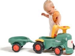 Falk traktor baby Maurice zelený vintage s přívěsem