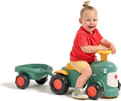 Falk traktor baby Maurice zelený vintage s přívěsem