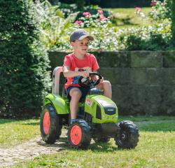 Falk Traktor Claas Arion 430 šlapací Zelený vozítko s klaksonem