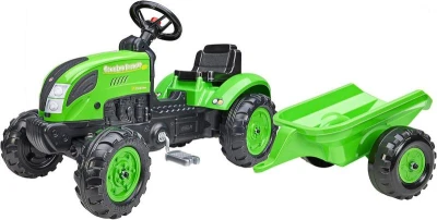 Falk Traktor Country Farmer šlapací Zelený vozítko set s valníkem Falk Traktor Country Farmer šlapací Zelený vozítko set s valníkem