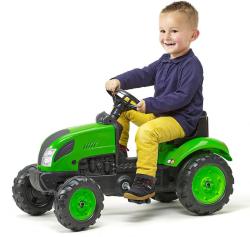 Falk Traktor Country Farmer šlapací Zelený vozítko set s valníkem