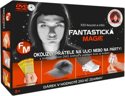 Fantastická magie kouzelnická sada 100 kouzel a triků s instruktážním CD Fantastická magie kouzelnická sada 100 kouzel a triků s instruktážním CD
