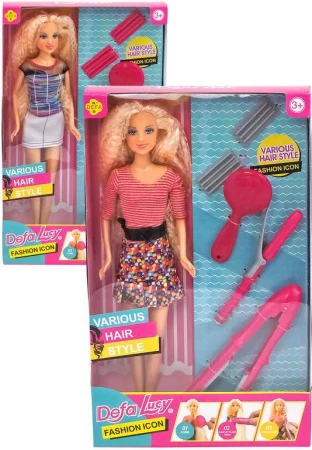 Fashion panenka 29cm set s kadeřnickými potřebami různé druhy Fashion panenka 29cm set s kadeřnickými potřebami různé druhy
