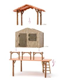 FAUNICA Herní set FAUNICA 94060 AFRIKA ZÁCHRANNÁ STANICE