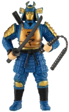 Figurka akční bojovník ninja set se zbraněmi různé druhy plast