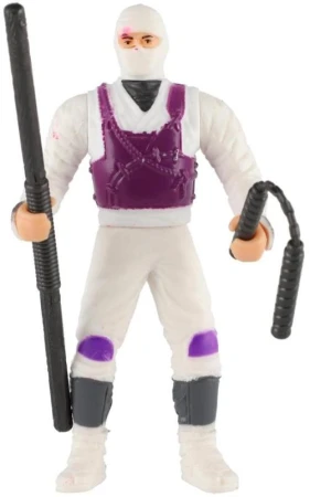 Figurka akční bojovník ninja set se zbraněmi různé druhy plast