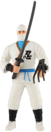 Figurka akční bojovník ninja set se zbraněmi různé druhy plast