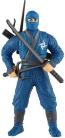 Figurka akční bojovník ninja set se zbraněmi různé druhy plast