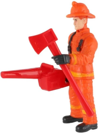 Figurka hasič 10cm set s doplňky různé druhy plast