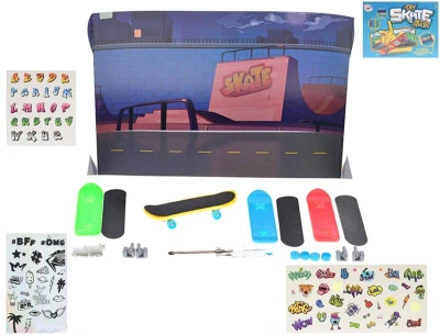 Fingerboard vytvoř si vlastní skateboard kreativní set s dekoracemi Fingerboard vytvoř si vlastní skateboard kreativní set s dekoracemi