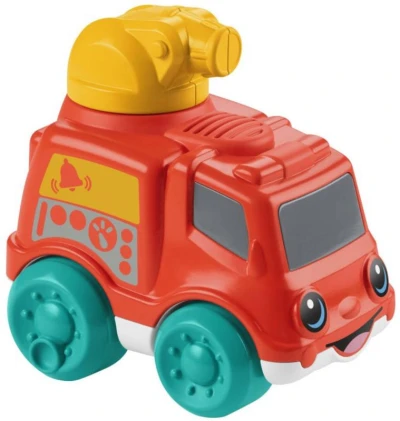 Fisher Price Baby autíčko pracovní veselé s obličejem 3 druhy