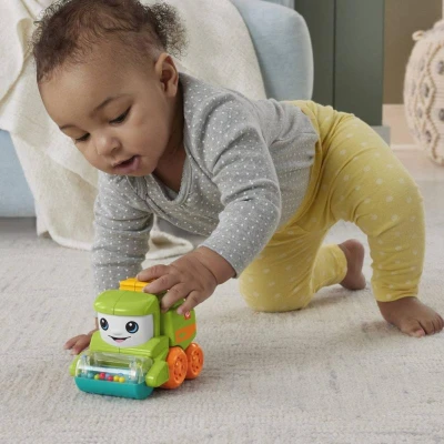 Fisher Price Baby autíčko pracovní veselé s obličejem 3 druhy