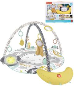 Fisher Price Baby hrací dečka Go Bananas na baterie Světlo Zvuk pro miminko