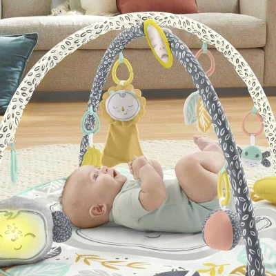 Fisher Price Baby hrací dečka Go Bananas na baterie Světlo Zvuk pro miminko