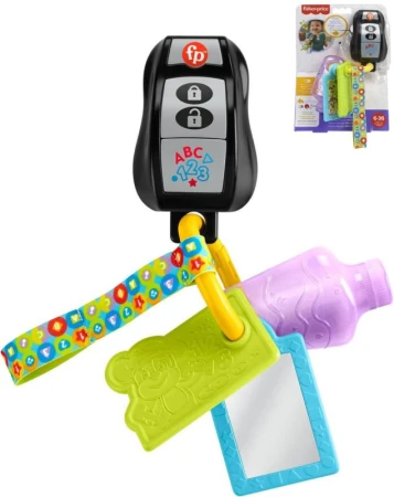 Fisher Price Baby klíč s aktivitami pro miminko na baterie Zvuk Fisher Price Baby klíč s aktivitami pro miminko na baterie Zvuk