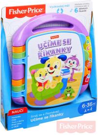 Fisher Price Baby knížka hudební učíme se říkanky CZ na baterie Světlo Zvuk Fisher Price Baby knížka hudební učíme se říkanky CZ na baterie Světlo Zvuk