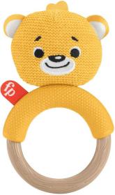 Fisher Price Baby kousátko kroužek bavlněné zvířátko 3 druhy pro miminko