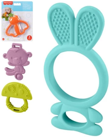 Fisher Price Baby kousátko silikonové pro miminko 4 druhy Fisher Price Baby kousátko silikonové pro miminko 4 druhy