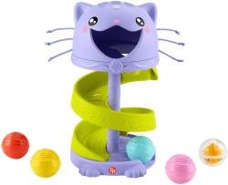 Fisher Price Baby kuličková dráha kočička věž + 5 kuliček pro miminko