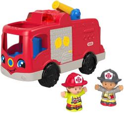 Fisher Price Baby Little People Hasičský vůz auto na baterie Světlo Zvuk