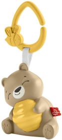 Fisher Price Baby medvídek zklidňující na baterie Světlo Zvuk pro miminko