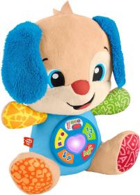 Fisher Price Baby mluvicí pejsek interaktivní na baterie Světlo Zvuk