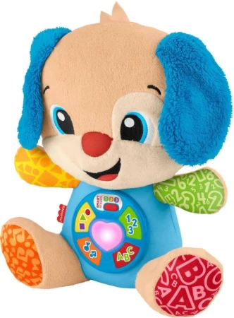 Fisher Price Baby mluvicí pejsek interaktivní na baterie Světlo Zvuk