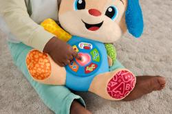 Fisher Price Baby mluvicí pejsek interaktivní na baterie Světlo Zvuk
