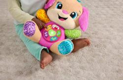 Fisher Price Baby mluvicí pejskova sestřička interaktivní na baterie Světlo Zvuk