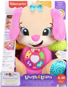 Fisher Price Baby mluvicí pejskova sestřička interaktivní na baterie Světlo Zvuk