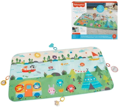 Fisher Price Baby podložka na hraní extra velká Big Adventures pro miminko Fisher Price Baby podložka na hraní extra velká Big Adventures pro miminko