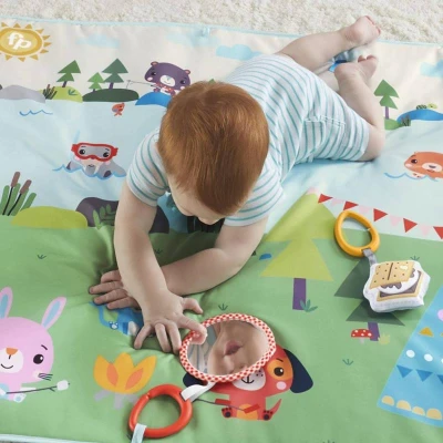Fisher Price Baby podložka na hraní extra velká Big Adventures pro miminko
