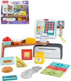 Fisher Price Baby pokladna mluvící interaktivní s pultem na baterie Zvuk Fisher Price Baby pokladna mluvící interaktivní s pultem na baterie Zvuk