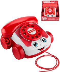 Fisher Price Baby telefon tahací sluchátkový s očima 80. výročí Mattel