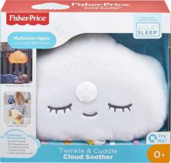 Fisher Price Baby usínáček obláček na baterie Světlo Zvuk pro miminko