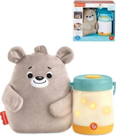 Fisher Price Baby usínáček s medvídkem a světluškami 3v1 na baterie Světlo Zvuk Fisher Price Baby usínáček s medvídkem a světluškami 3v1 na baterie Světlo Zvuk