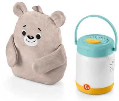 Fisher Price Baby usínáček s medvídkem a světluškami 3v1 na baterie Světlo Zvuk
