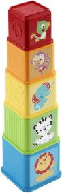 Fisher Price Baby věž plastová se zvířátky a čísly kostky pro miminko