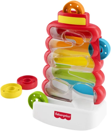 Fisher Price Baby věž s propadávajícími kroužky pro miminko