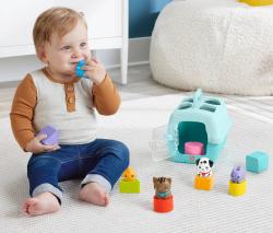 Fisher Price Baby vkládačka přepravní box se zvířátky pro miminko