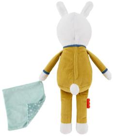 Fisher Price Baby zajíček textilní usínáček na spinkání na baterie Světlo Zvuk