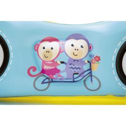 FISHER PRICE Dětské nafukovací autíčko Fisher-Price s míčky 119x79x51 cm