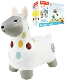 Fisher Price Hopsadlo nafukovací Lama set s pumpičkou