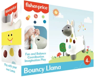 Fisher Price Hopsadlo nafukovací Lama set s pumpičkou