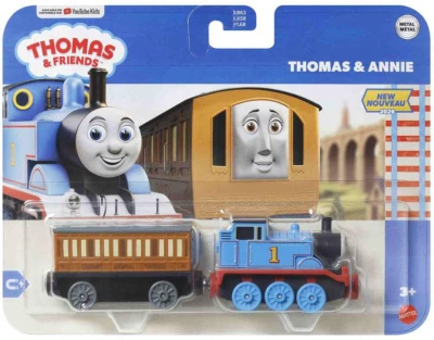 Fisher Price Mašinka Tomáš (Thomas Friends) Deluxe 5 druhů kov