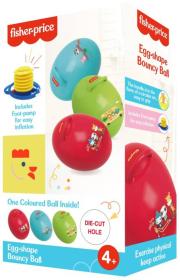 Fisher Price Míč skákací nafukovací Vejce hopsadlo s úchytem s pumpičkou