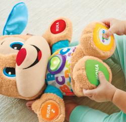 Fisher Price Pejsek mluvící interaktivní na baterie zpívá CZ Světlo Zvuk